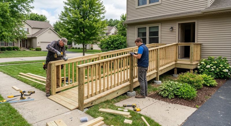 Wheelchair Ramp Construction in Kansas City, KS